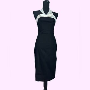 Lindy Bop Bow Cocktail Pencil Dress